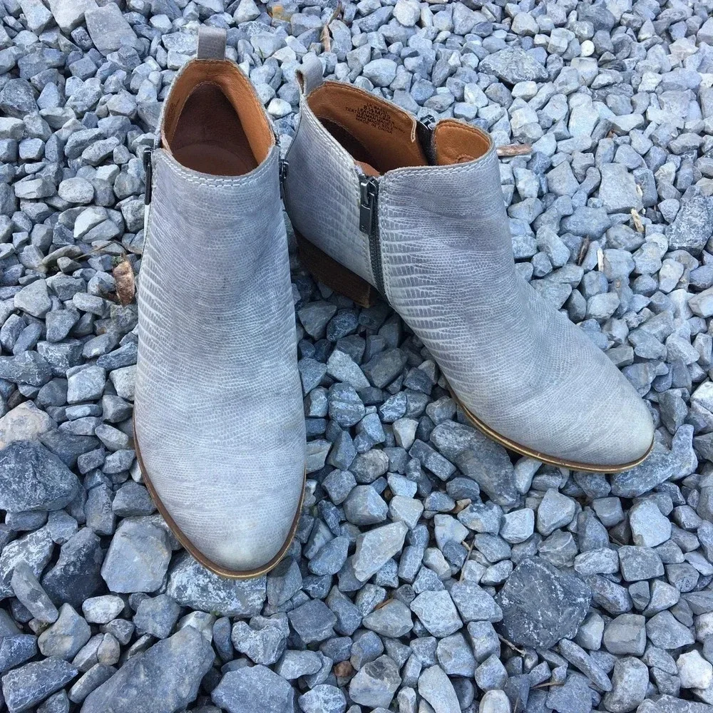 Lucky Brand Women's Size 8.5 Gray Basel Booties